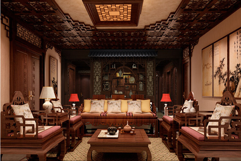 中式装修首页 中式家居 中式设计      第三,客厅之内的装修风格其实