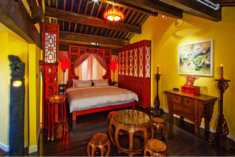 中式设计中巧用中国元素—营造清新无暇的卧室空间