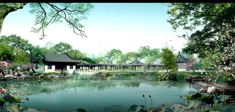兼有实用与审美双重属性的中国古典园林的形成