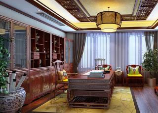 中式风格设计精品住宅北京怀柔顶楼王宅装修 古典化的温馨