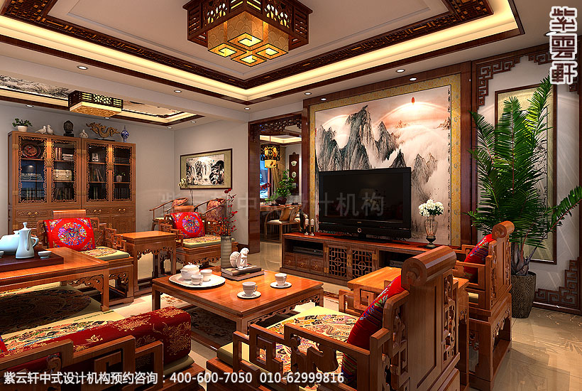 中式装修住宅的哪些空间应该摆放案、桌、椅
