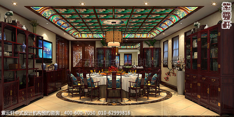 中式装修餐厅空间选择怎么样的壁纸比较好