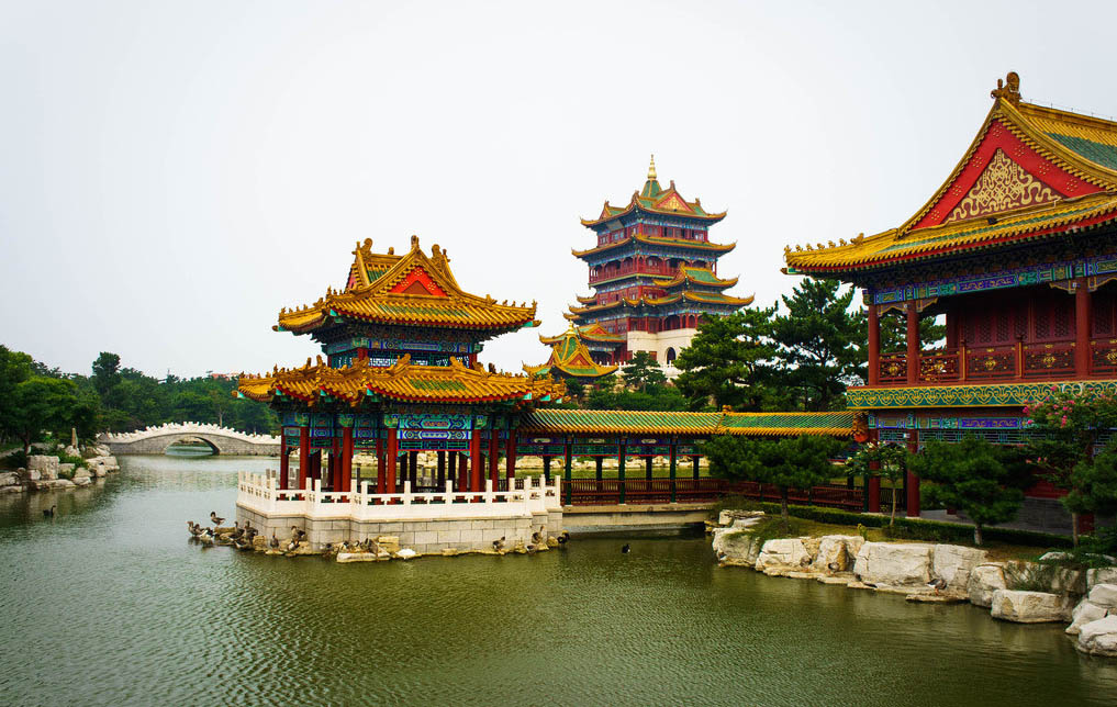 中国古典建筑，亭台楼阁 翼然而立的中式传统古亭之美