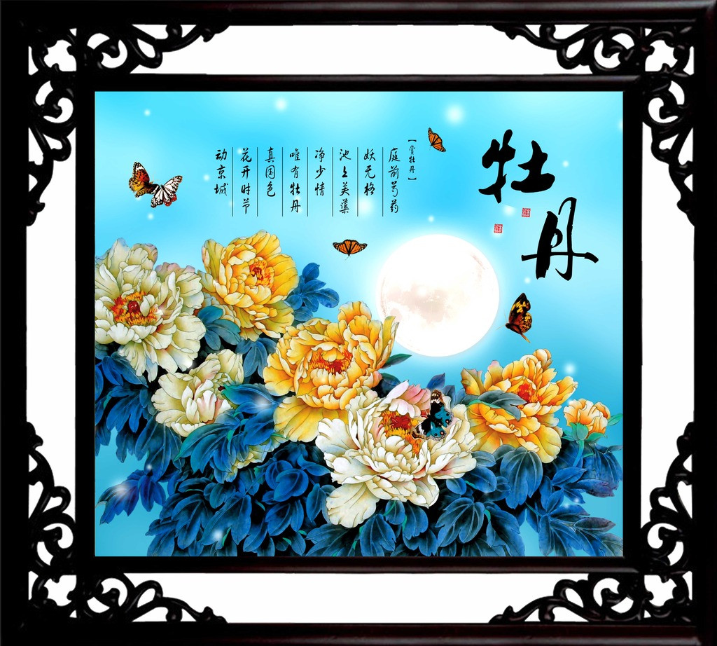 中式空间配饰花鸟装饰画 品味自然灵妙，清新优雅之境