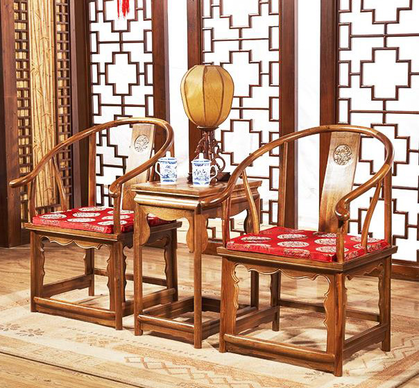 中式居室圈椅 在其“天圆地方”之式中暗含素朴的古雅美学
