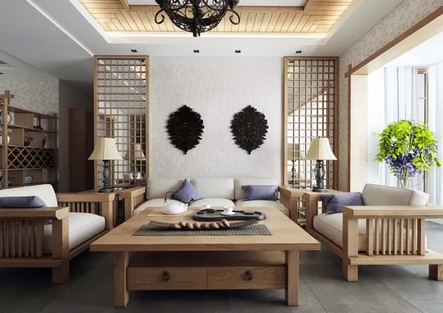 89平米现代中式装修设计住宅 儒雅蔚风
