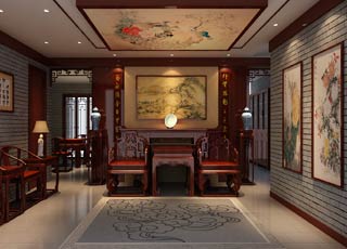 新中式风格休闲别墅设计案例