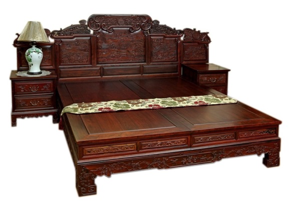 红木卧类家具之古典大床