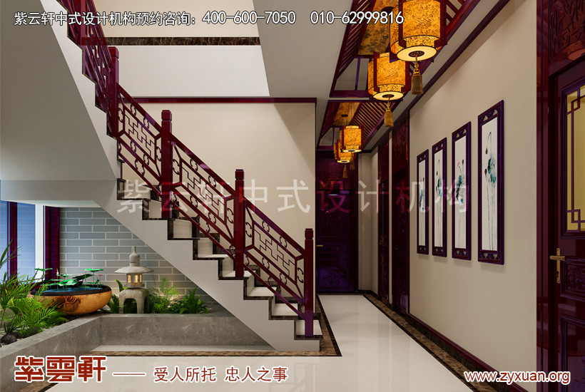 楼梯间中式设计