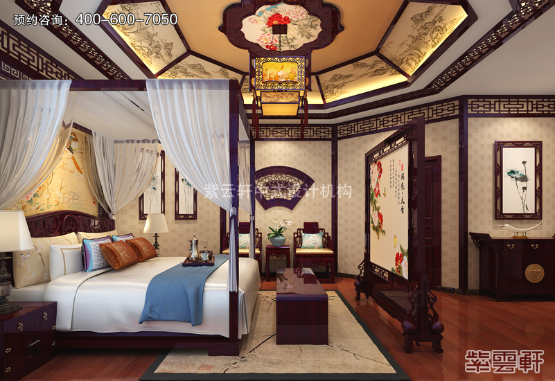 卧室古典中式装修效果图