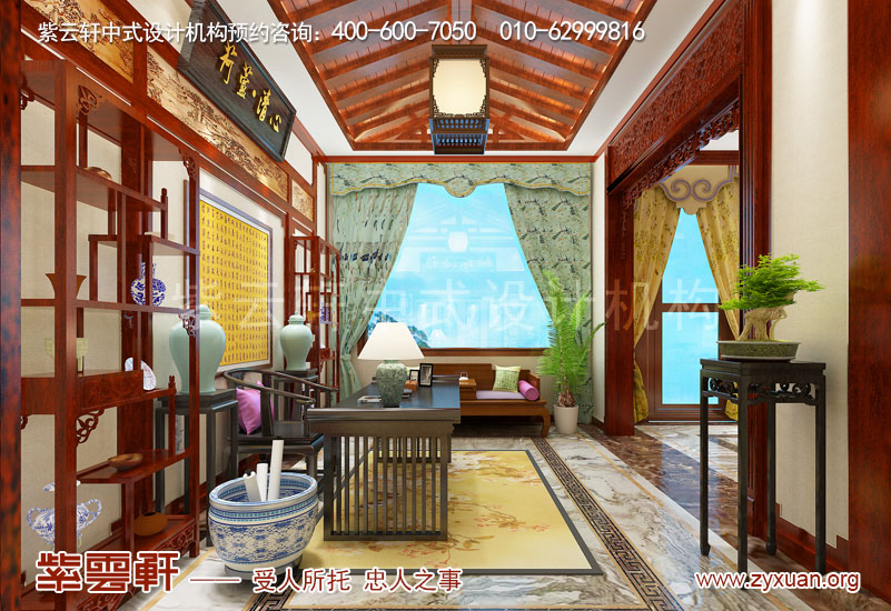 书房豪华装修实景图