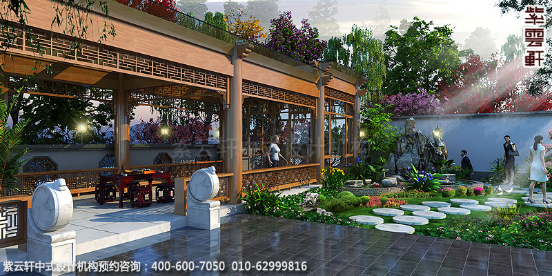 豪华装修庭院图