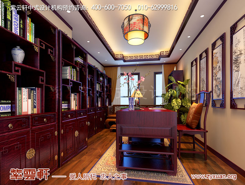 别墅装修图片大全之书房装修效果图