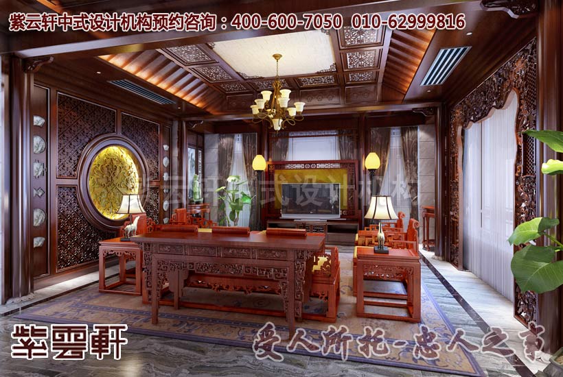 客厅豪华装修实景图