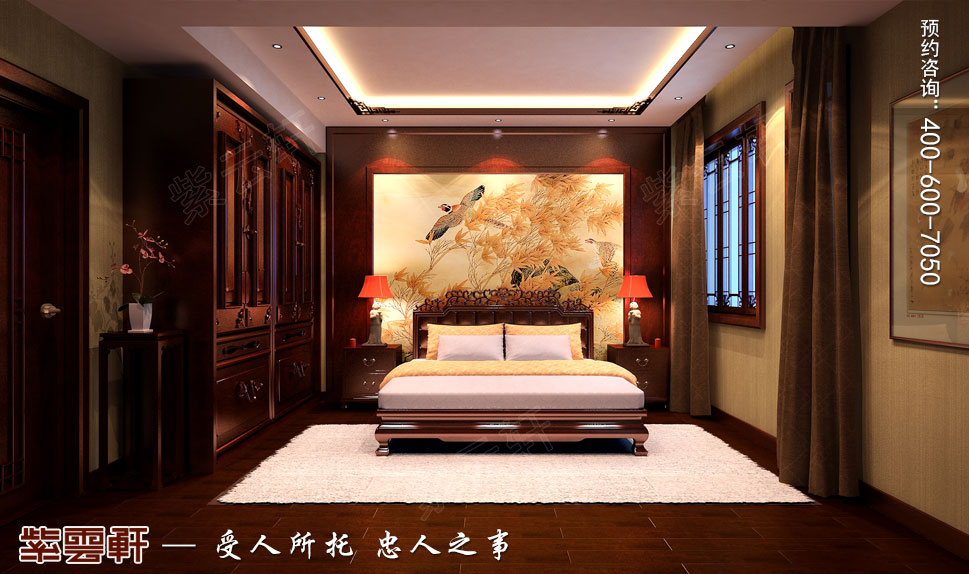 中式卧室装修图