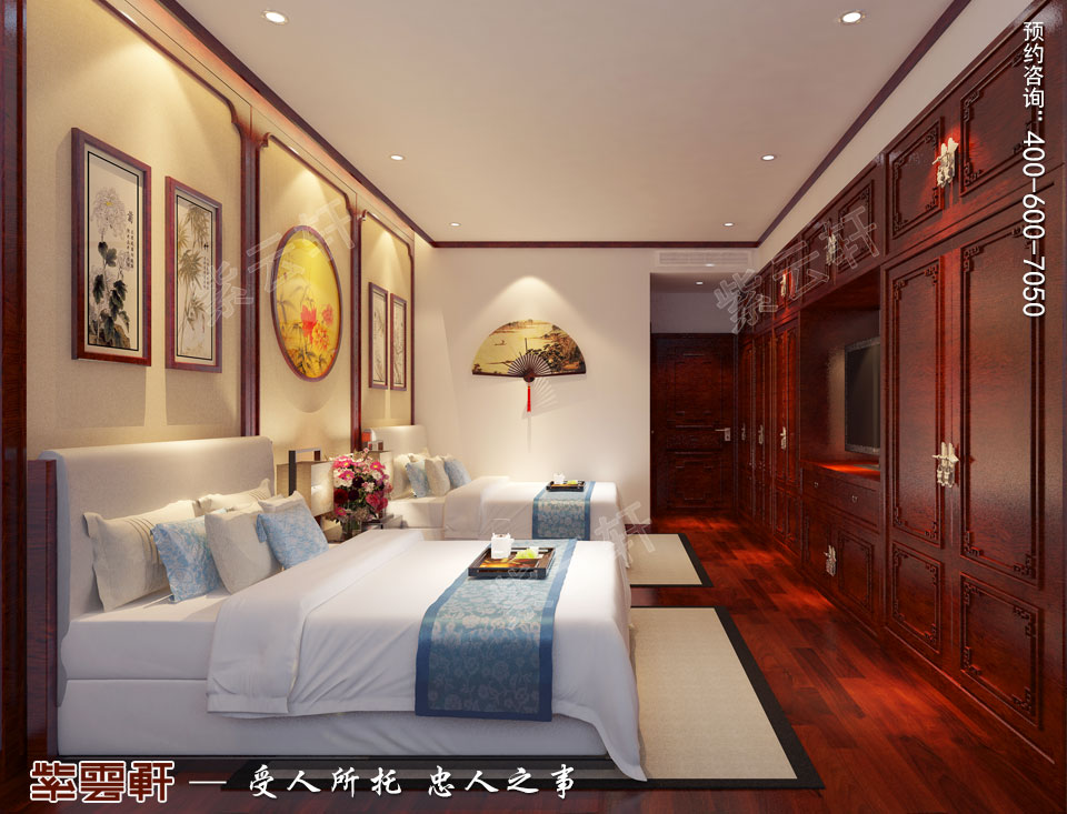 老人房中式装修效果图