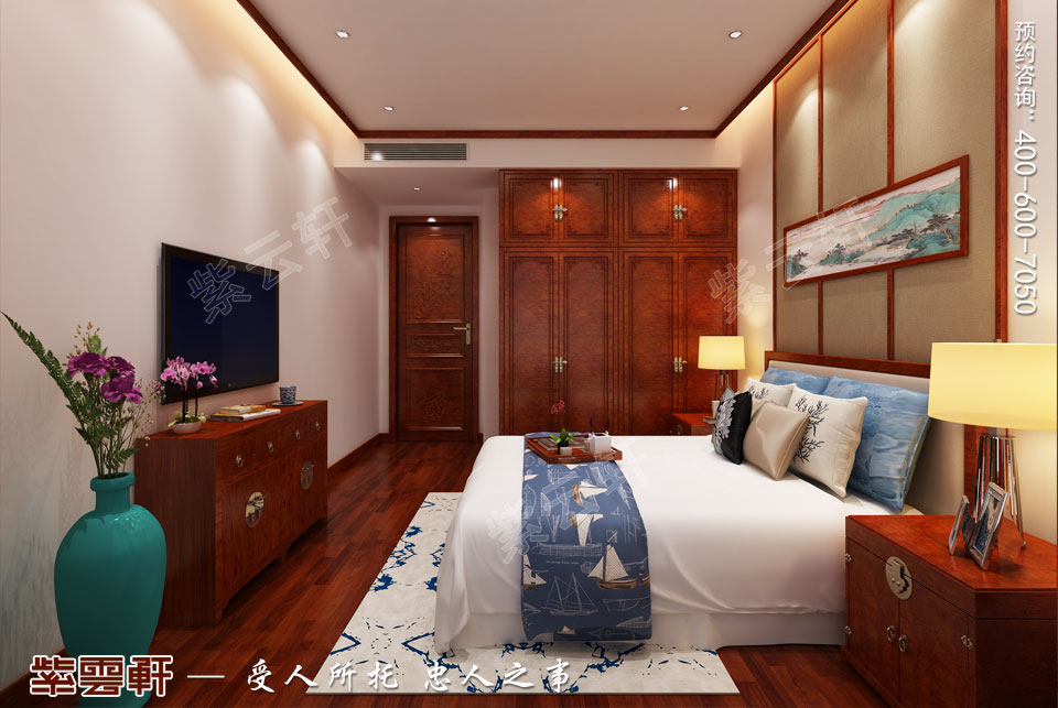 男孩房中式装修效果图