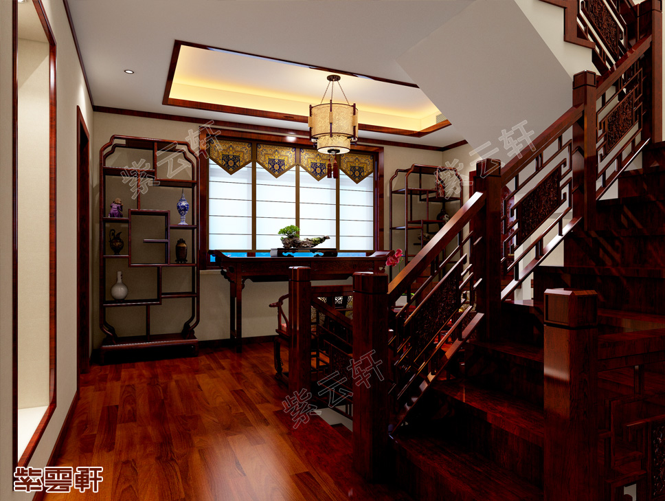 楼梯间中式设计