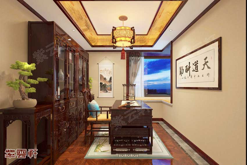 书房中式装修效果图