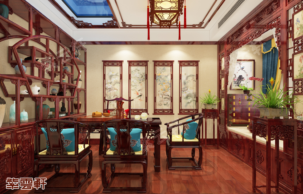 中式家装设计茶室
