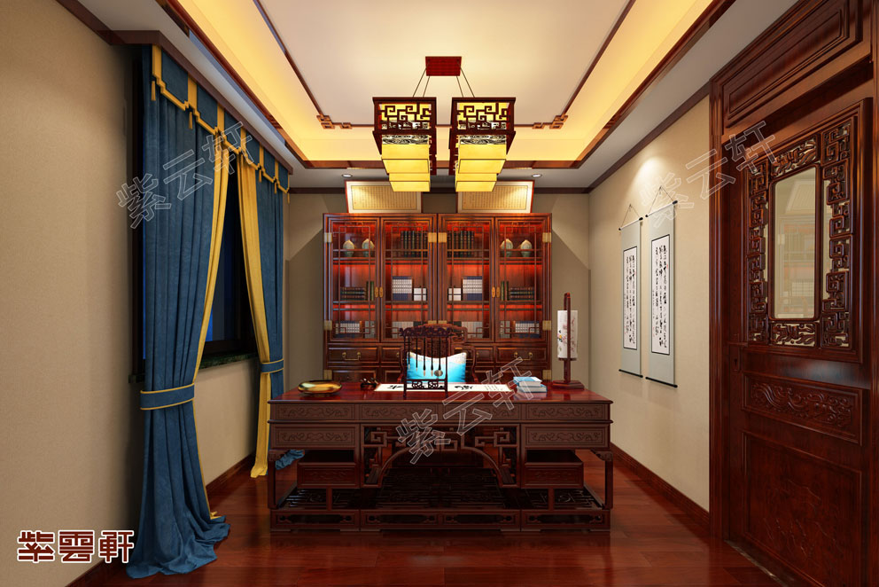 中式家装设计书房