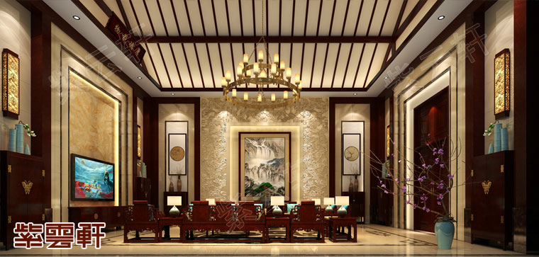 中式家装风格设计客厅