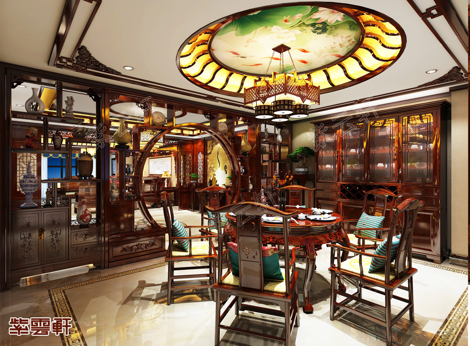 中式家装设计餐厅