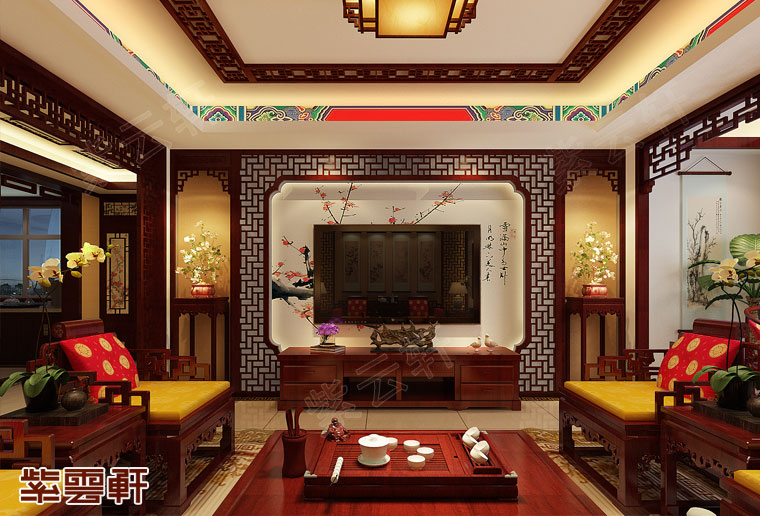中式装修设计客厅