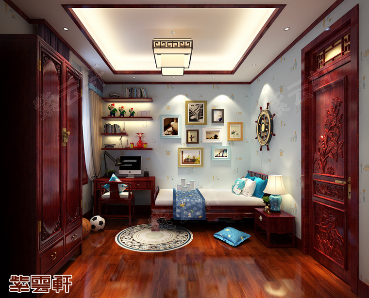中式装修设计卧室图片