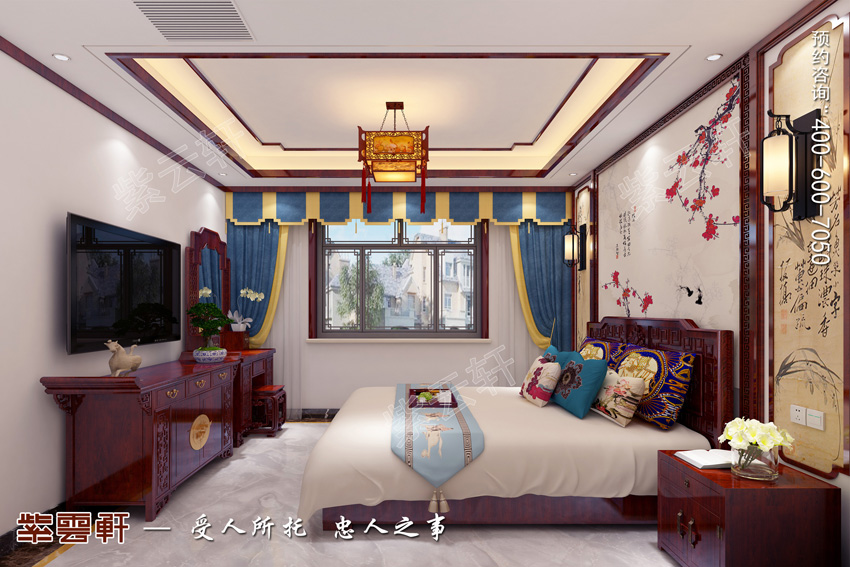 中式装修装饰卧室