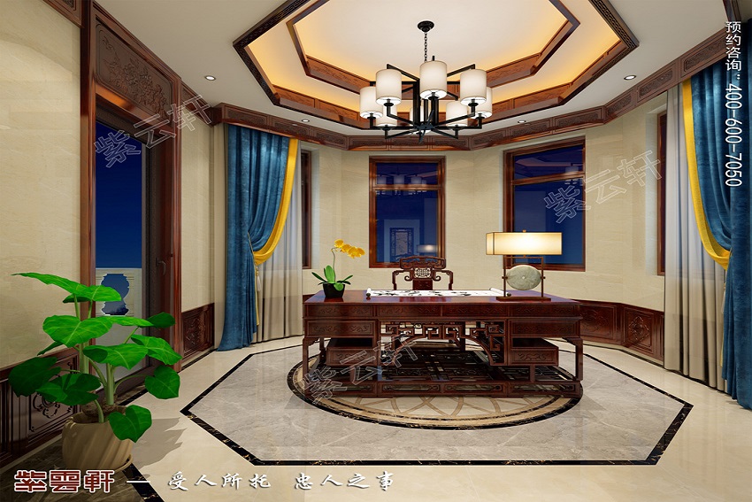 中式风格书房效果图 中式风格书房效果图