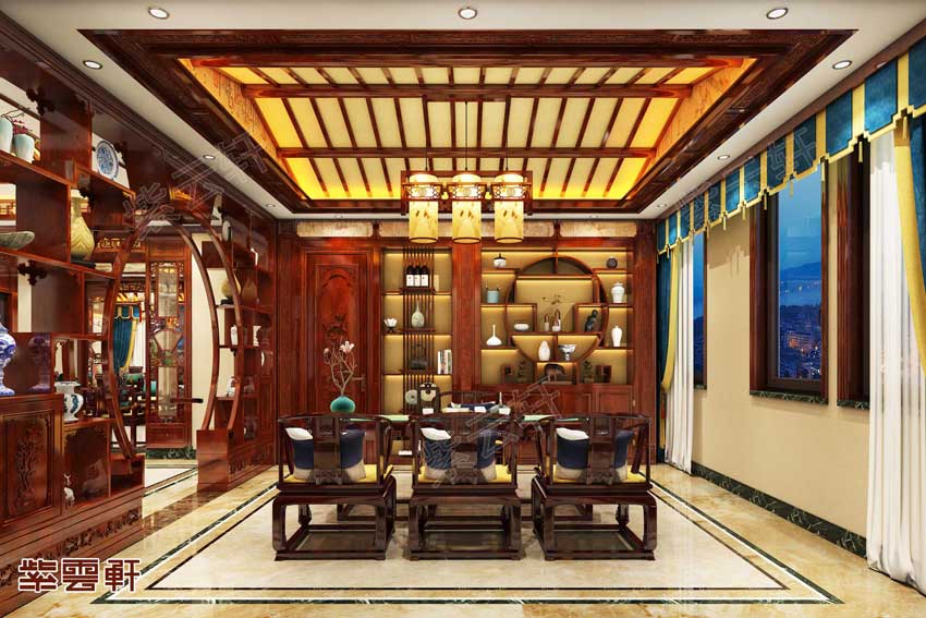 中式风格茶室图片