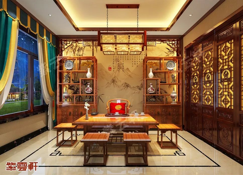 中式装修风格茶室