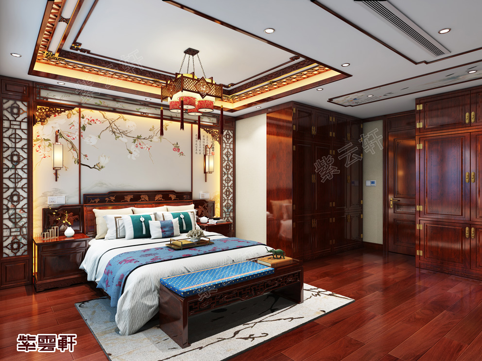 中式别墅装修风格卧室