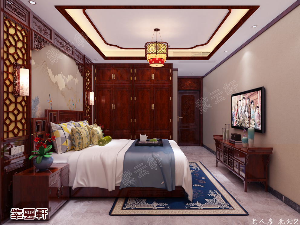 中式风格四合院设计卧室