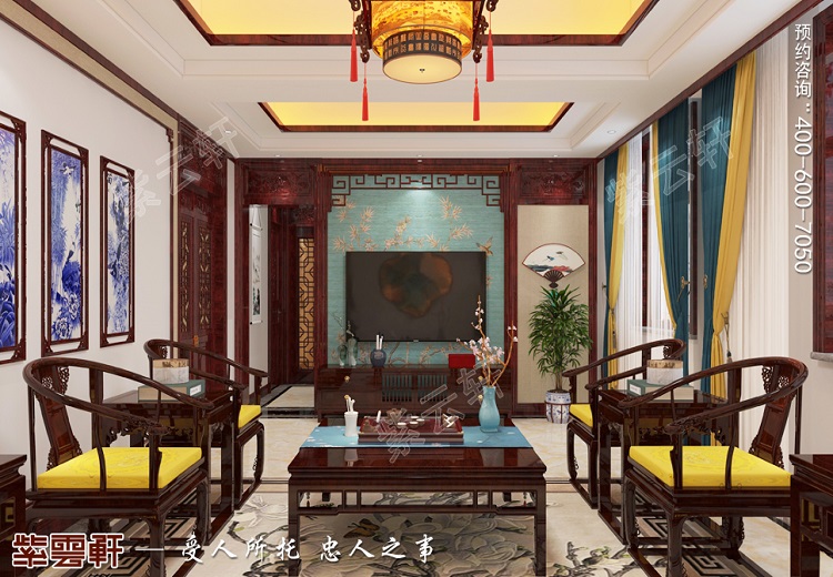天津中式装修展现别墅豪宅世外桃源的美景