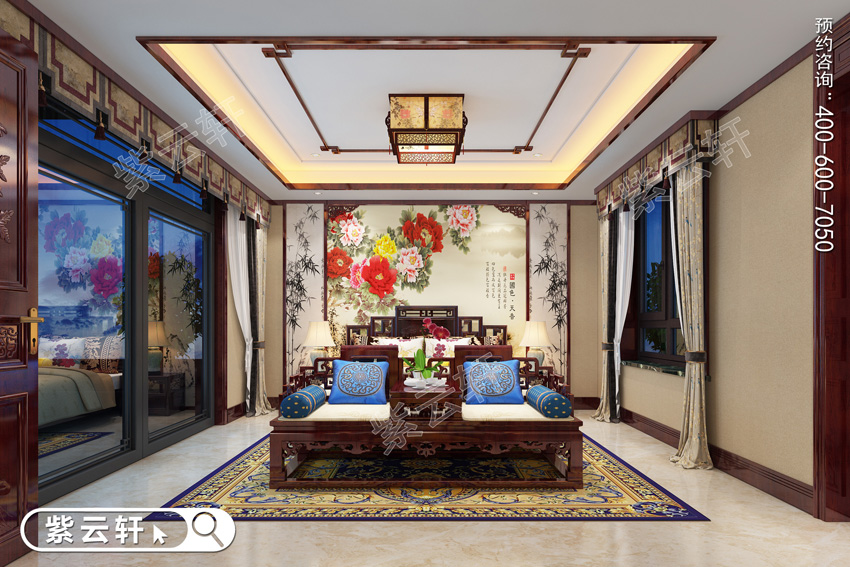 别墅设计装修卧室效果图