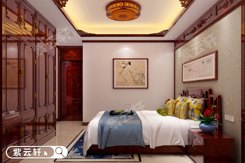 中式风格卧室装修效果图