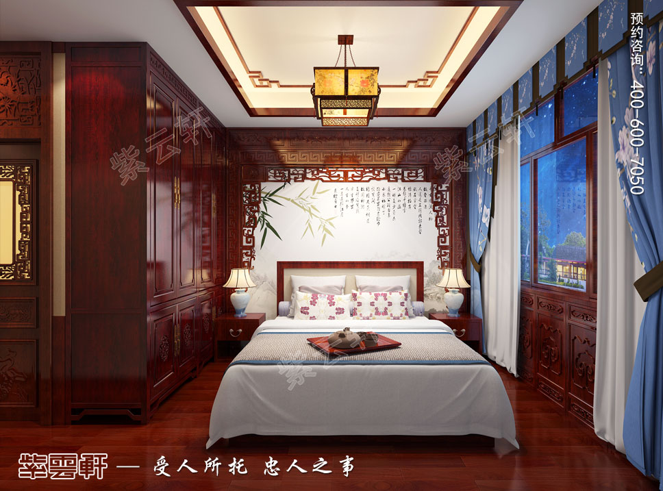 中式风格装修卧室