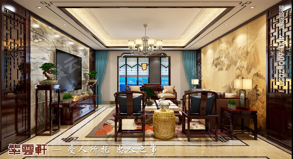 河南家庭中式风格装修红木文化演绎时代时尚美学