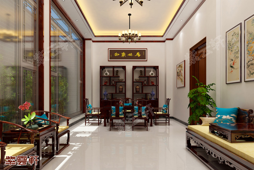 中式装修茶室古典优雅