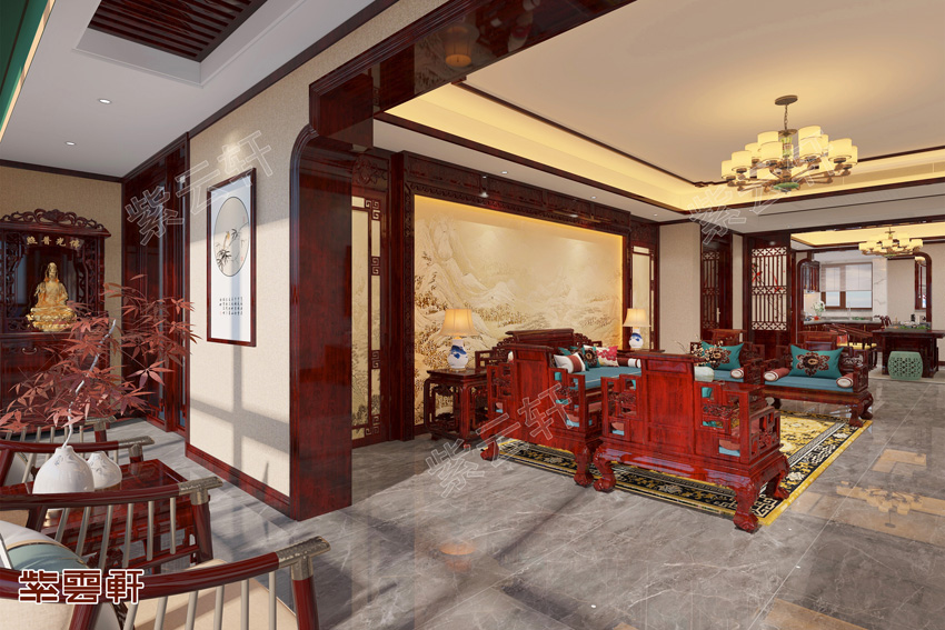 唐山中式房屋室内装修真正的古典美学