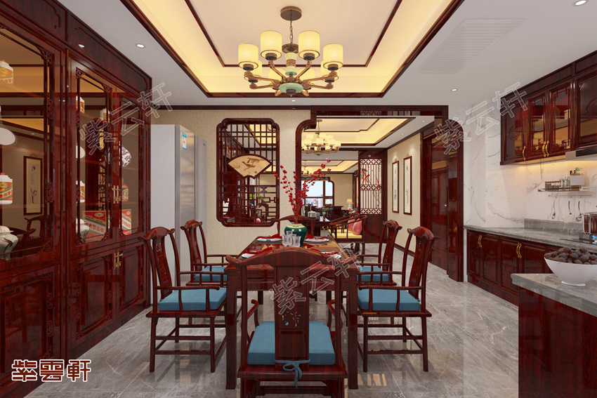 中式装饰餐厅图片