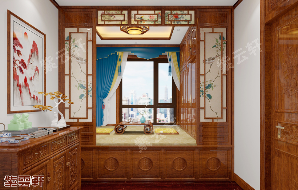 中式装修暖阁图片