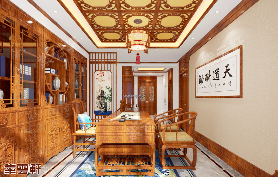 古典风格书房装修效果图