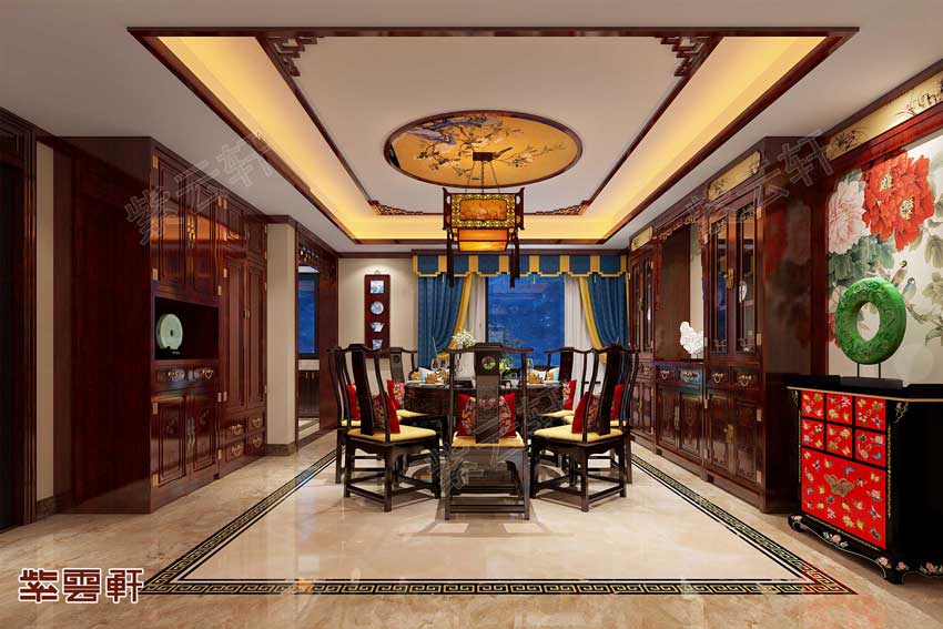 家庭中式简约装修餐厅图片