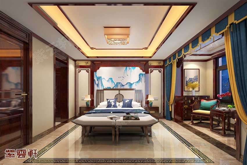 简约中式风格装修卧室