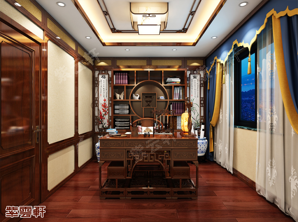 住宅装修书房效果图