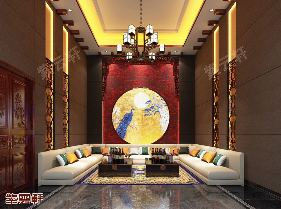 影音室中式装修效果图