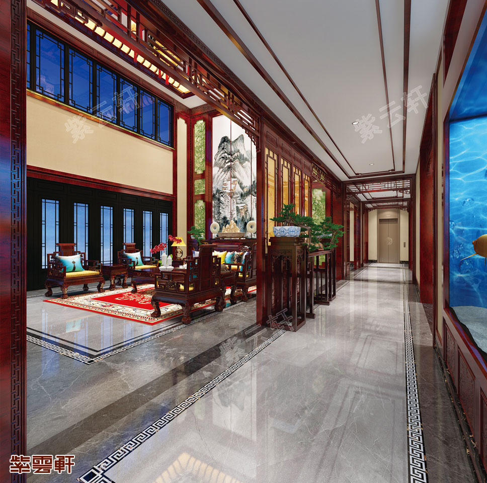 走廊中式装修设计